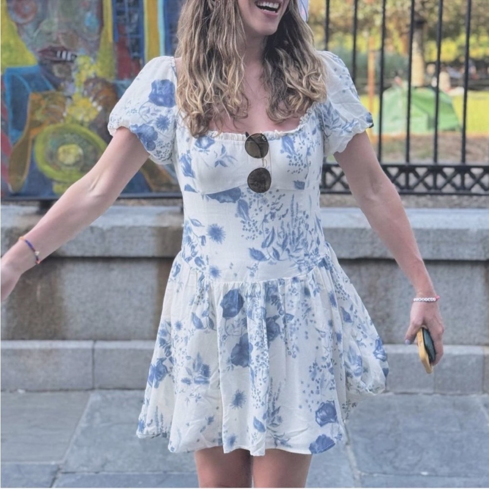 Reformation Davonne Mini Dress in Refresh Floral